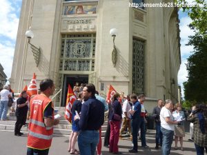 Chartres Médiathèque Apostrophe 02-06-2018 Grève Tractage 2
