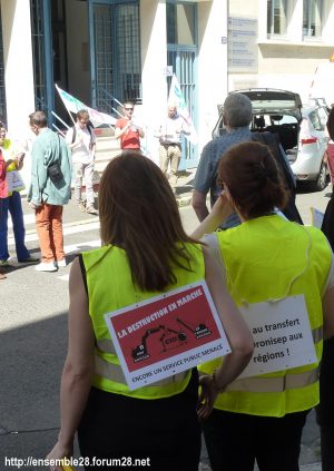 Rassemblement pour le CIO de Chartres / Inspection académique / 28 juin 2018 / 14 h. @ CHARTRES - DSDEN