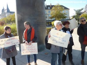 Chartres 05-11-2018 Collectifs Migrants CRSP Terre-d'Accueil Mineurs isolés Intervention Conseil départemental E&L 05