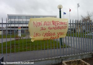 Lycéens 03-12-2018 Grève Nogent-le-Rotrou Belleau 01