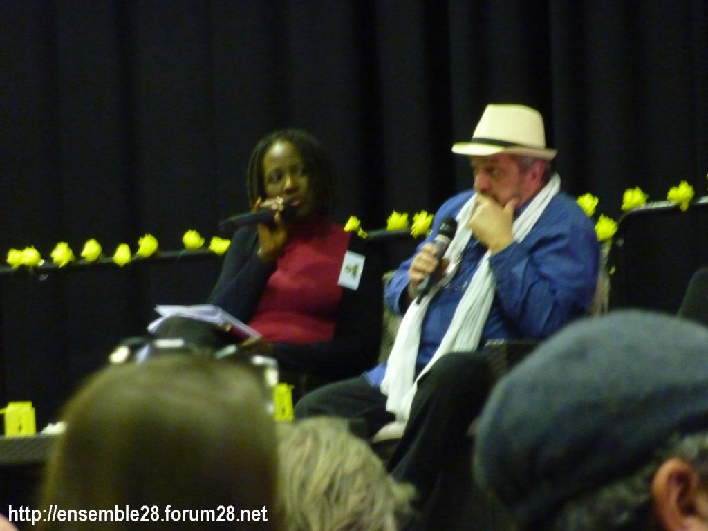Chartres 12-04-2019 Conférence-citoyenne Gilets-Jaunes 03 Priscillia Ludosky Philippe Pascot