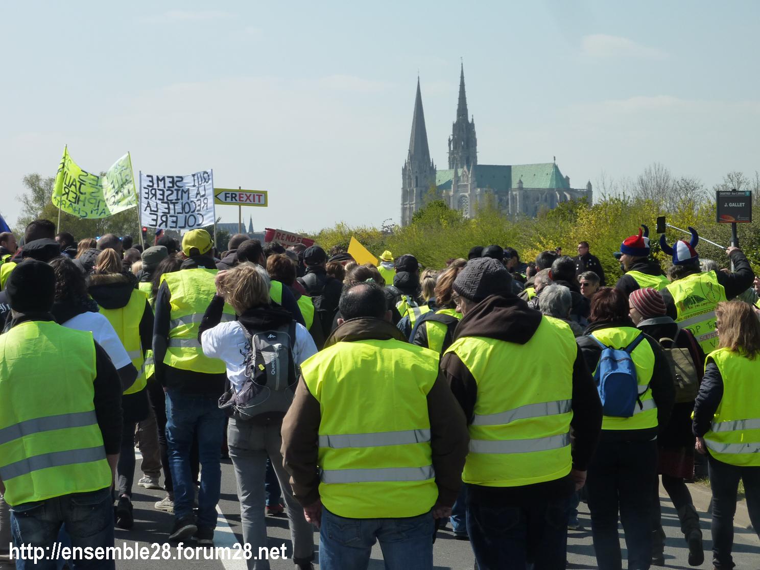 Chartres 13-04-2019 Acte XXII Manifestation régionale Gilets-Jaunes 07