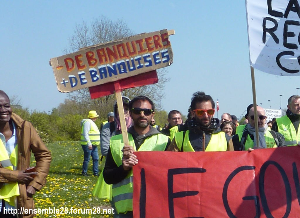Chartres 13-04-2019 Manifestation régionale Gilets Jaunes Banquise