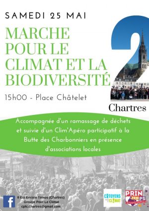 2ème Marche pour le Climat / place Châtelet / Chartres / 25 mai / 15 h. 00 @ CHARTRES - place Châtelet