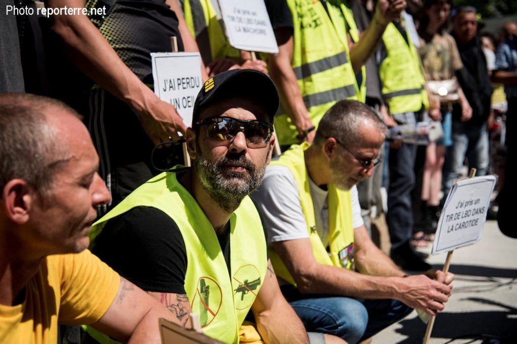 Paris 02-06-2019 Manifestation des mutilés Jérôme Rodrigues