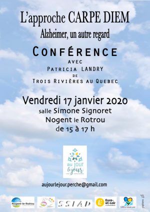 Alzheimer, un autre regard / Conférence / salle Signoret / Nogent-le-Rotrou / 17 janvier / 15 h. @ NOGENT-LE-ROTROU - Salle Simone-Signoret