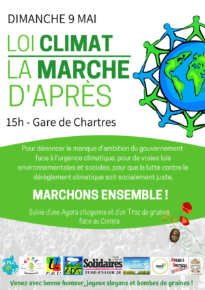 Marche pour le Climat - Gare - Chartres - 9 mai - 15 h. @ CHARTRES - Devant la Gare