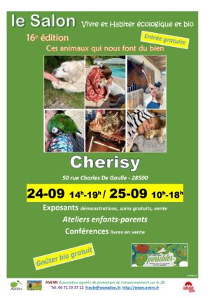 Salon écologique et bio / AVERN / Cherisy / 24-25 septembre @ CHERISY