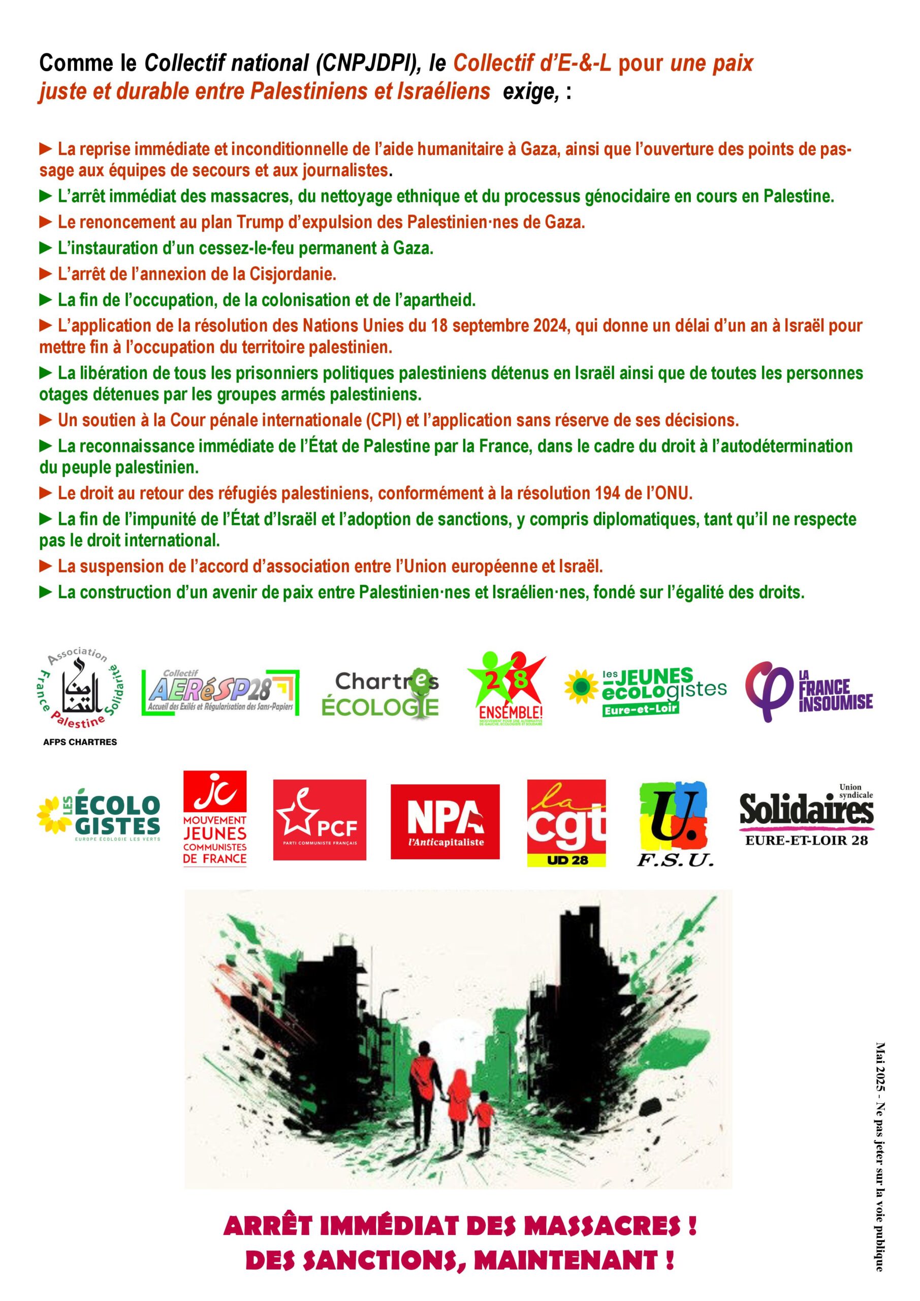 Chartres 2025-05-2025 Manifestation Stop Génocide [tract]