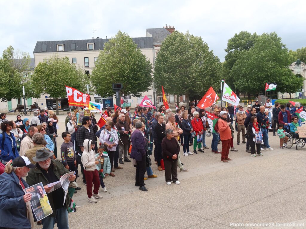 Chartres 07-06-2025 Manifestation Stop Génocide à Gaza