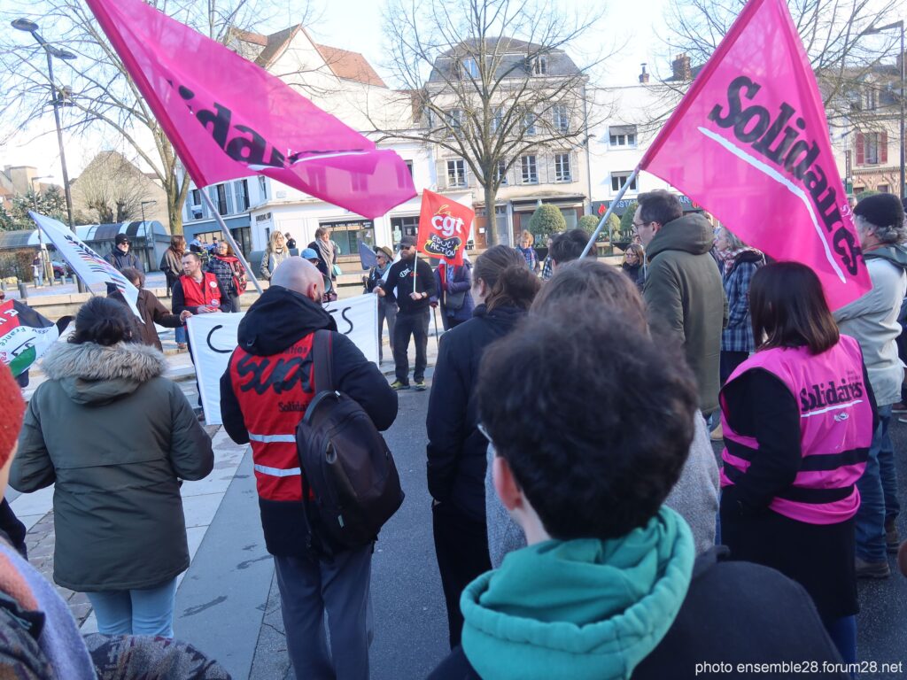 Chartres 14-03-2026 Manifestation antiraciste antifasciste