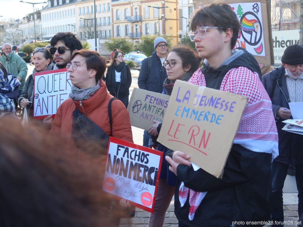 Chartres 14-03-2026 Manifestation antiraciste antifasciste