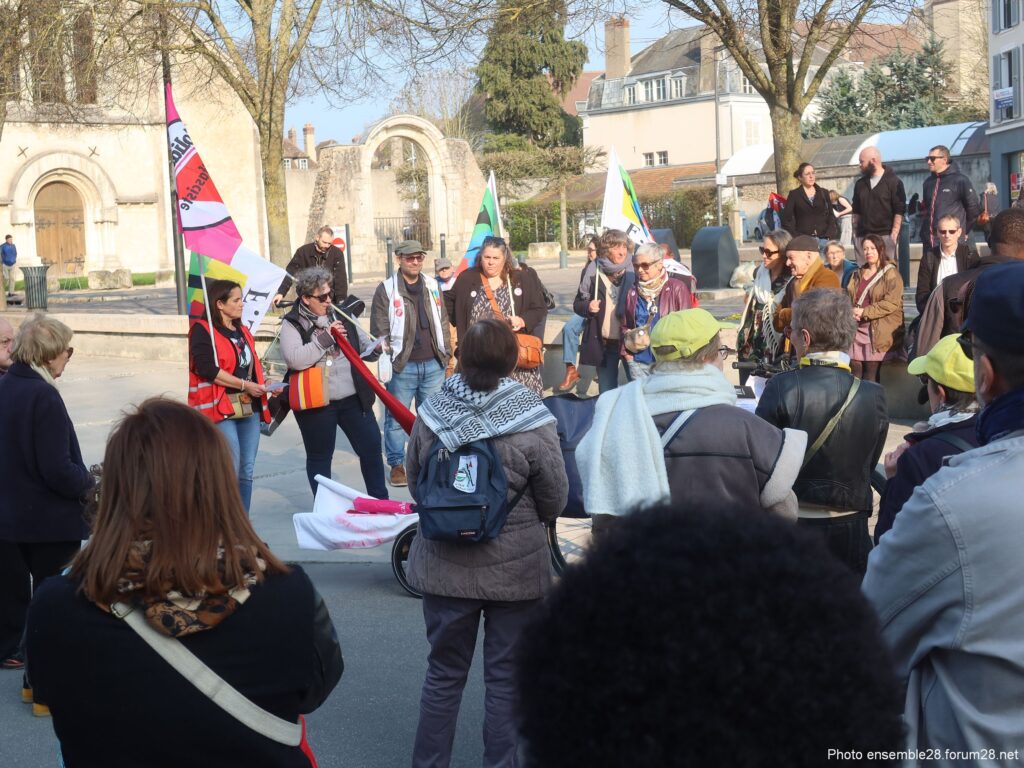 Chartres 21-03-2026 Manifestation contre Racisme Haine Fascisme