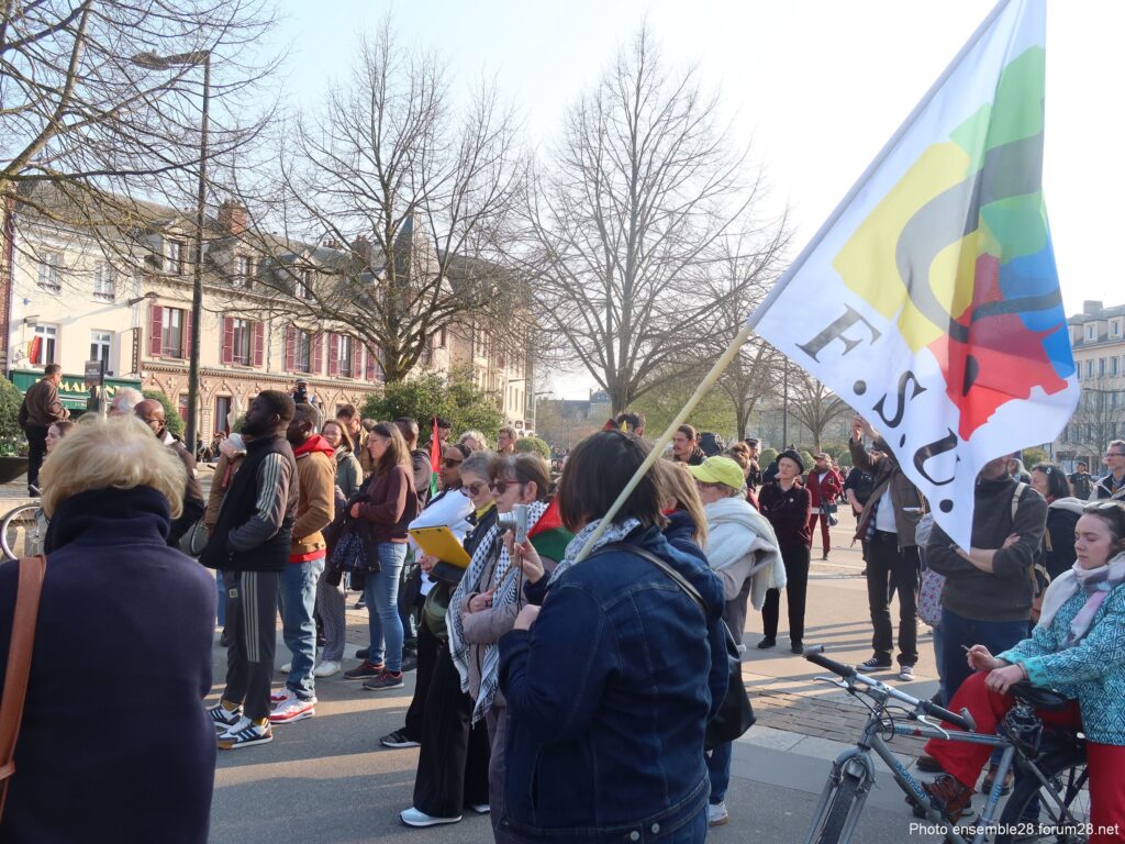Chartres 21-03-2026 Manifestation contre Racisme Haine Fascisme