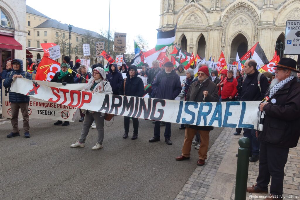Orléans 28-03-2026 Manifestation régionale Solidarité Palestine