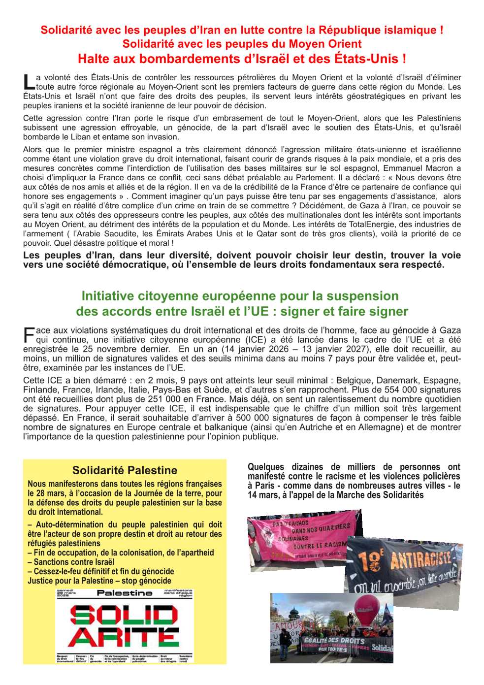 la feuille du Reseau N°014 4x4