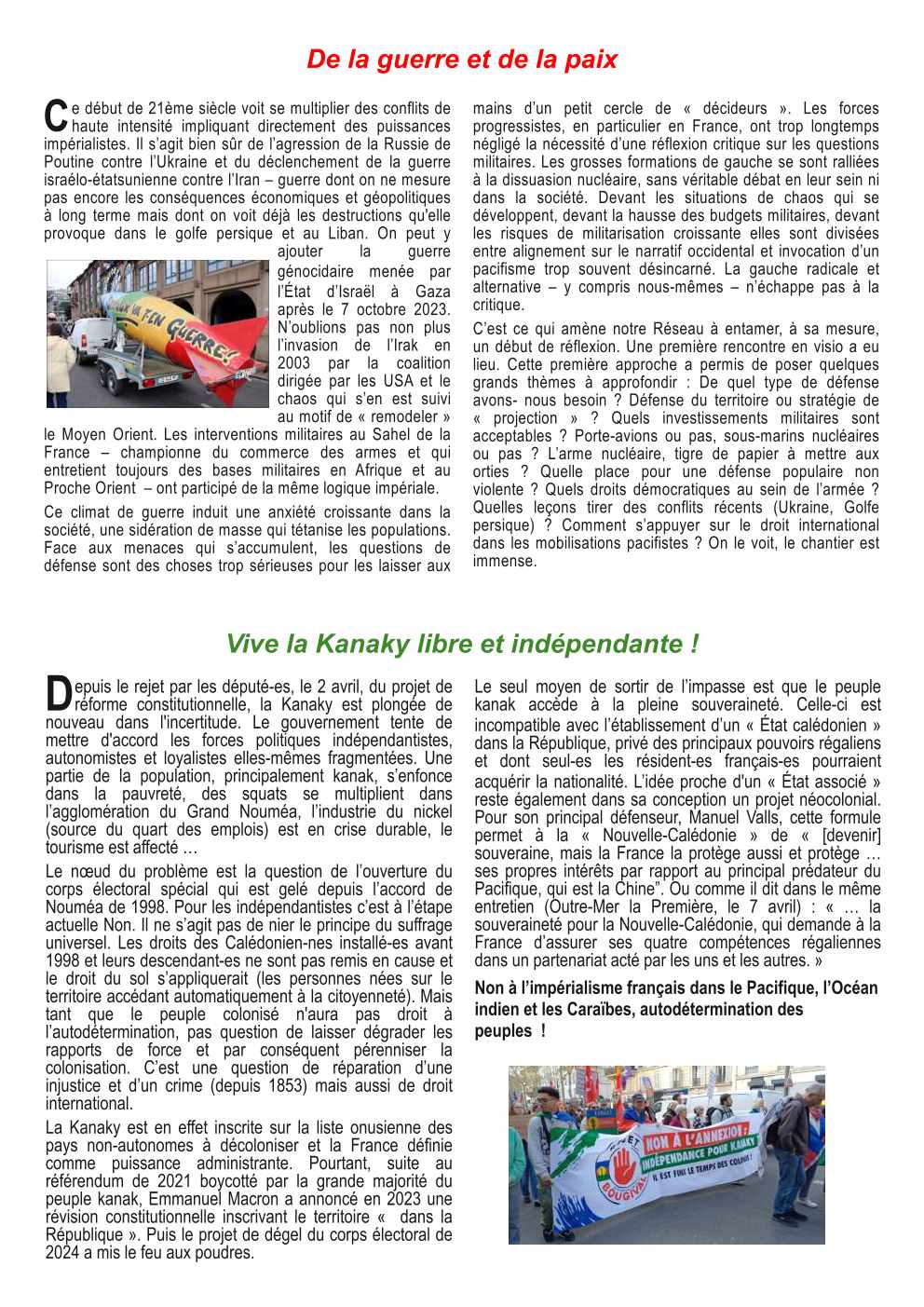 la feuille du Reseau N°016 4x4