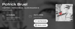 Bruel Colisée Chartres 2026-10-02 [visuel billetterie]