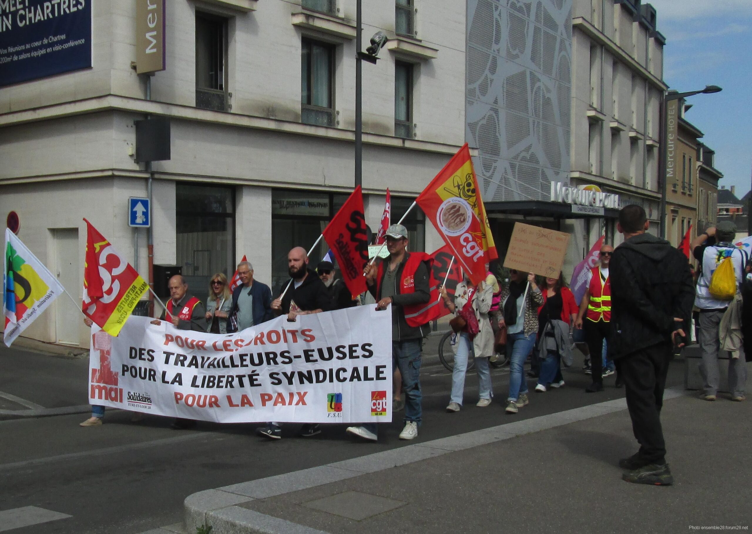Chartres 01-05-2026 Manifestation 1er-Mai