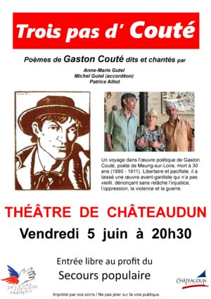 Châteaudun 2026-06-05 Trois-pas-d'Couté Secours-populaire [Affiche]