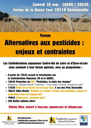 Gommerville 2026-05-30 Alternatives aux pesticides Conf'Paysanne [Affiche]