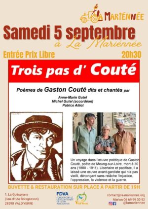 Vald'Yerre 2026-09-05 Trois-pas-d'Couté La Mariennée [Affiche]