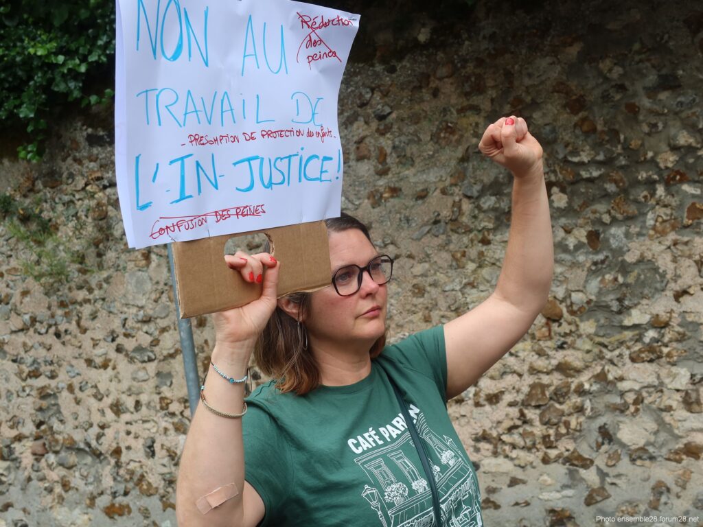 Chartres 15-06-2026 Tribunal Rassemblement silencieux contre les VSS