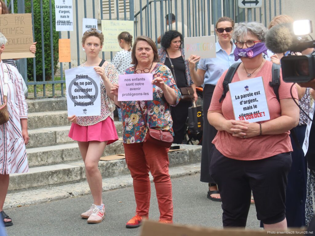 Chartres 15-06-2026 Tribunal Rassemblement silencieux contre les VSS