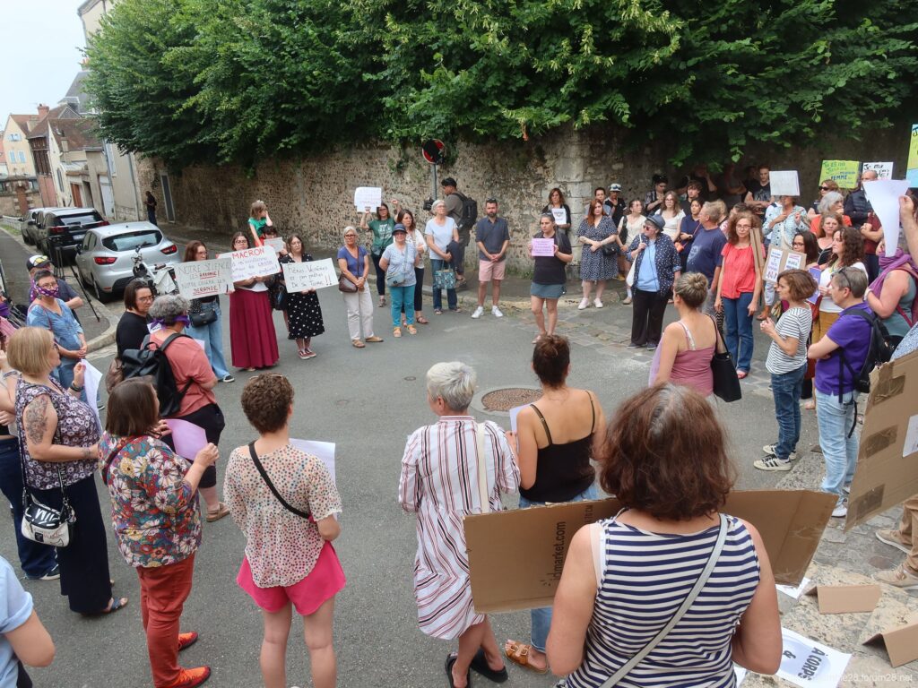 Chartres 15-06-2026 Tribunal Rassemblement silencieux contre les VSS