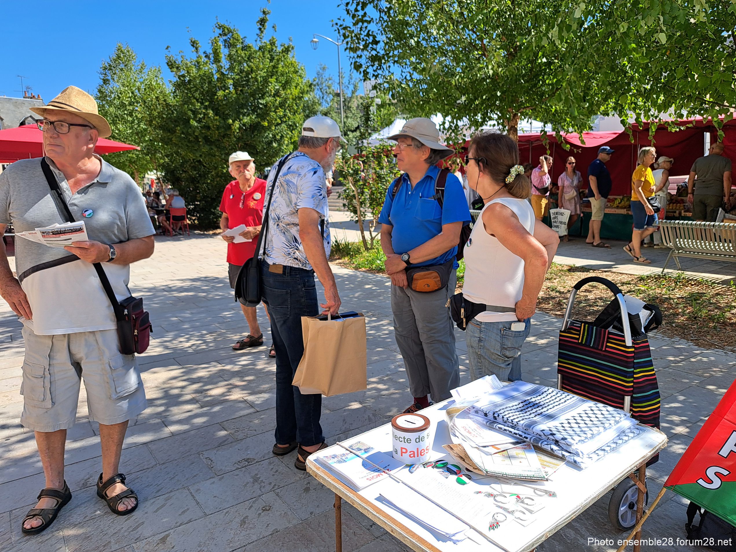Nogent-le-Rotrou 11-07-2026 Marché Soutien Palestine