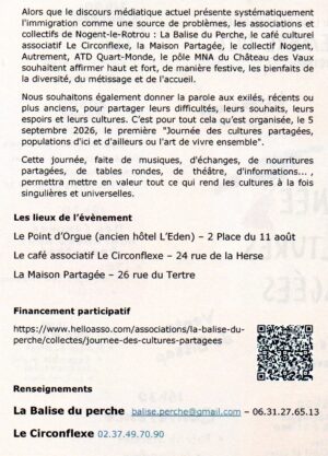 Journée des Cultures partagées 2026 [présentation]