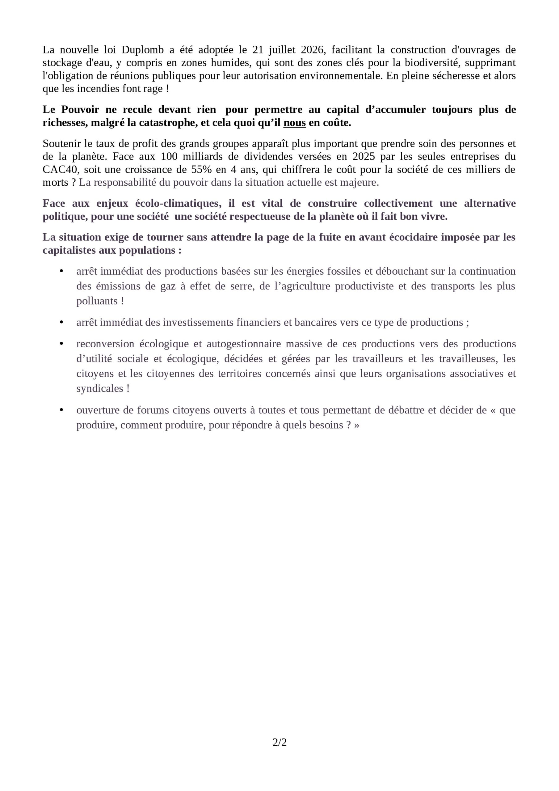RCGA 2026-08-05 Canicules, incendies, sécheresses, la catastrophe climatique est là 2x2