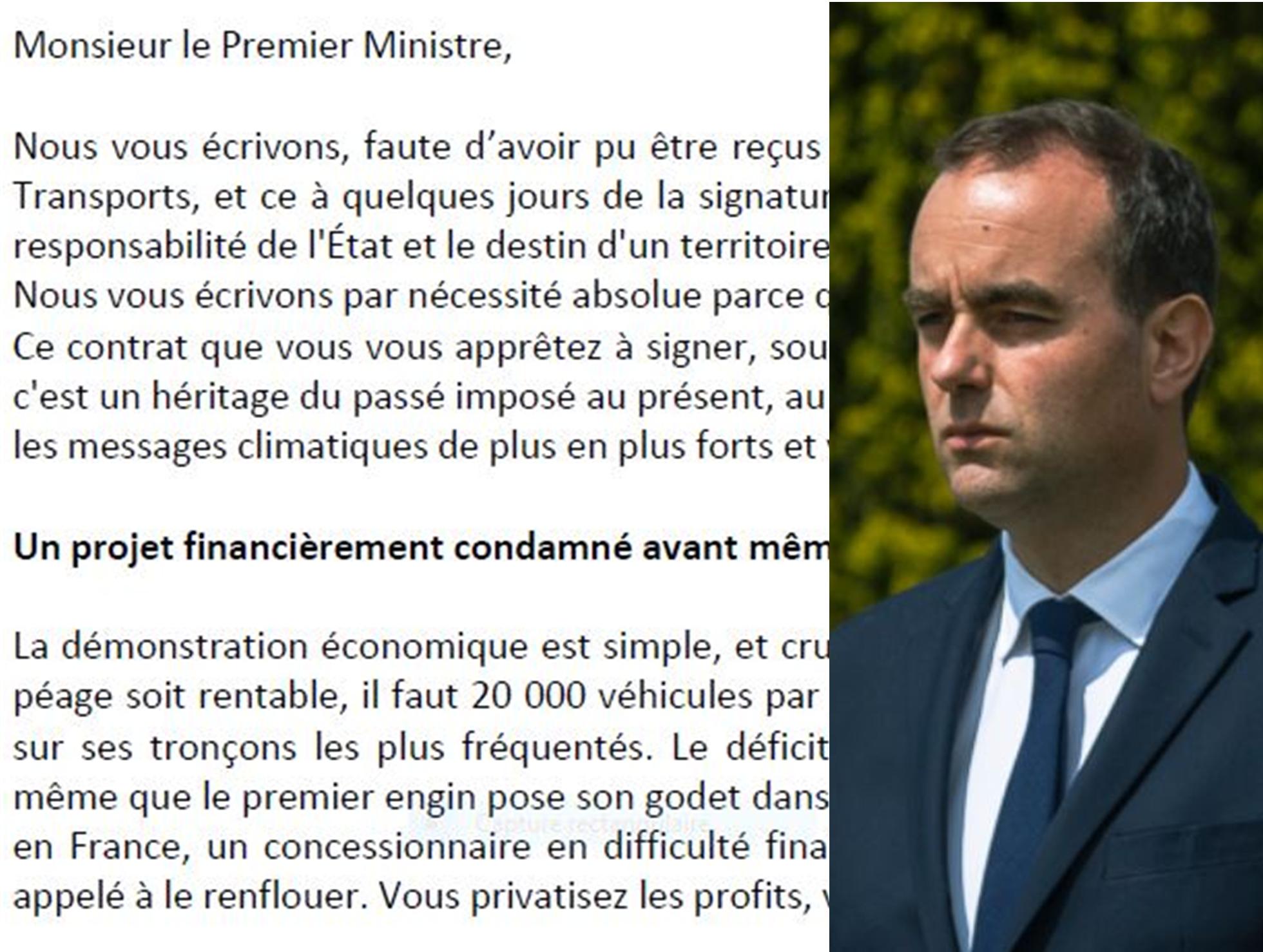 Non A154-A120 Lettre à Lecornu Ne signez pas avec Vinci 2026-09-2026 [Une]]
