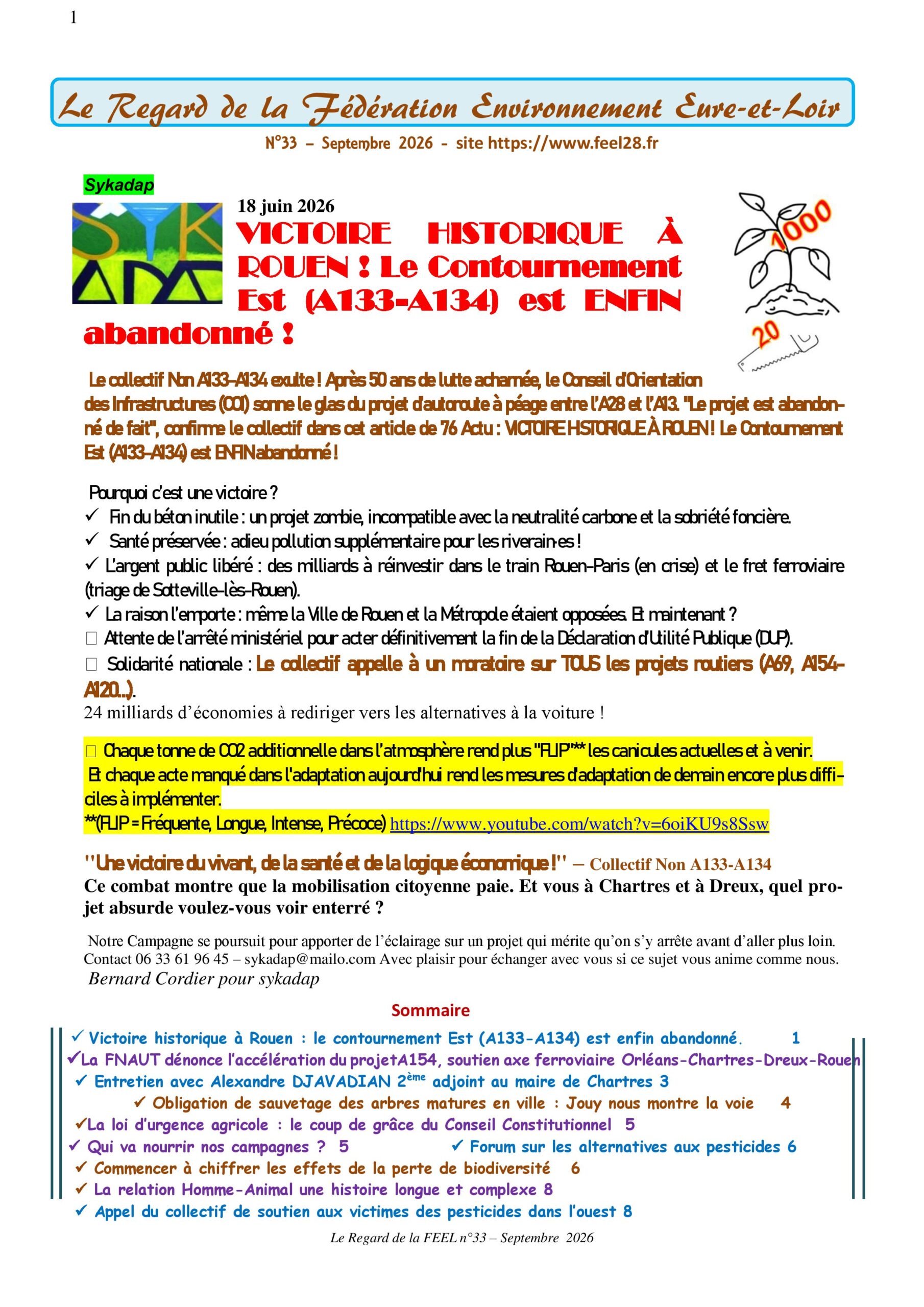 Regard de la FEEL n° 33 1x9