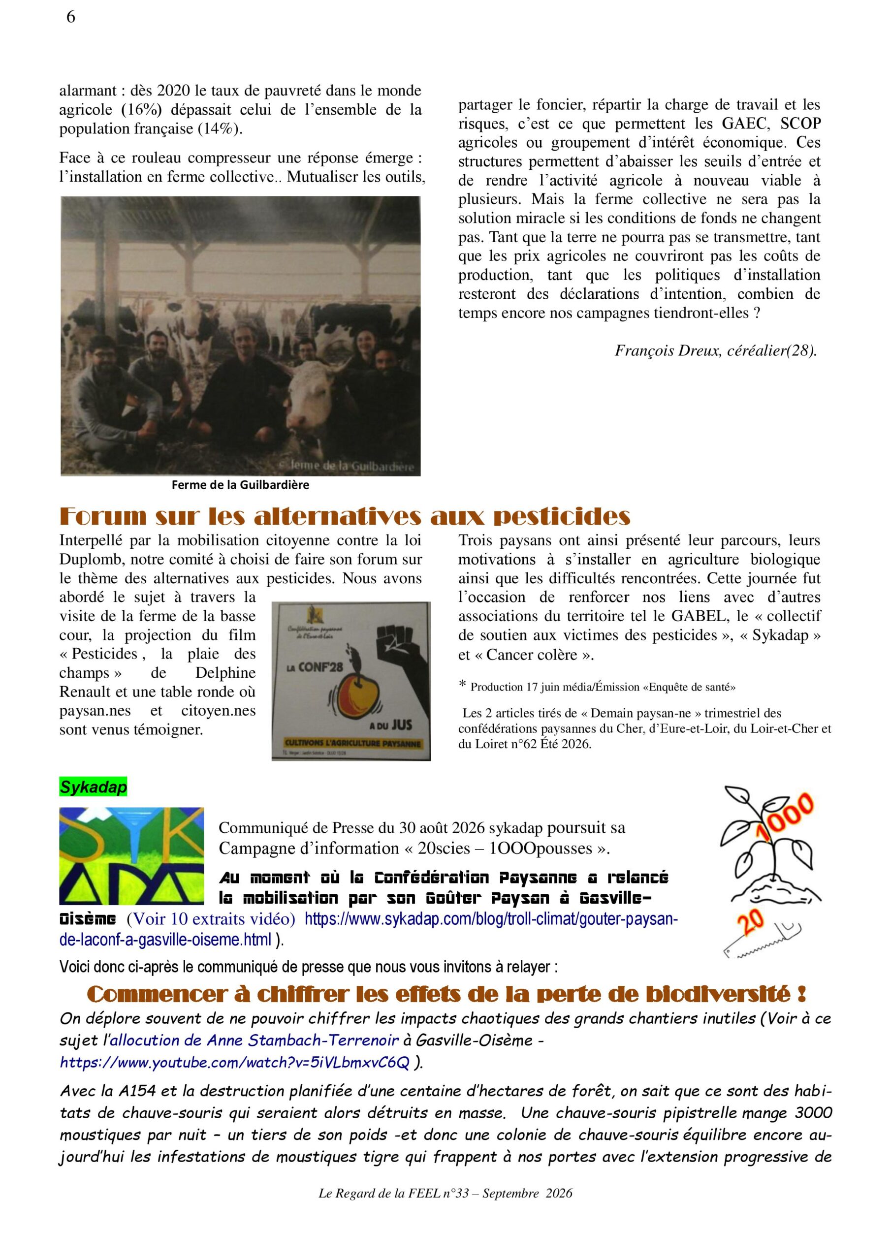 Regard de la FEEL n° 33 6x9