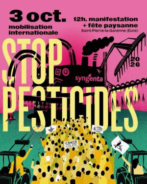 Saint-Pierre-la-Garenne 2026-10-03 Stop Pesticides Manifestation Syngenta [Affiche 2]