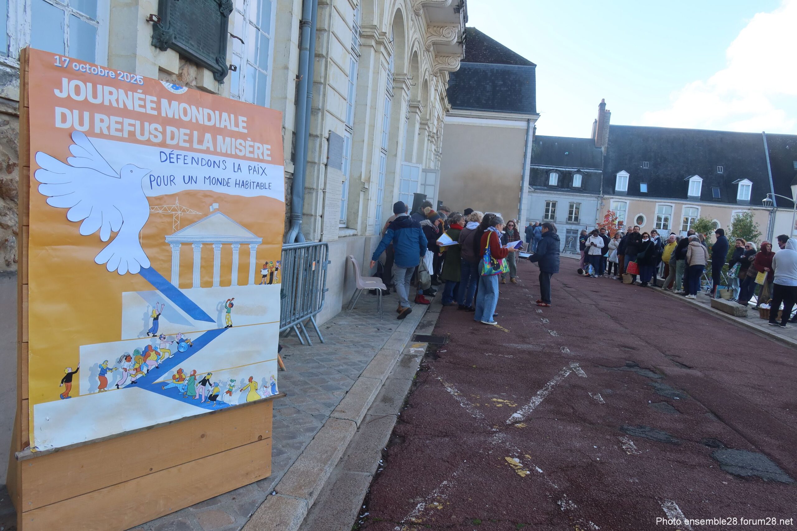 Nogent-le-Rotrou 17-10-2026 Rassemblement ATD-QM Refus-de-la-Misère Paix