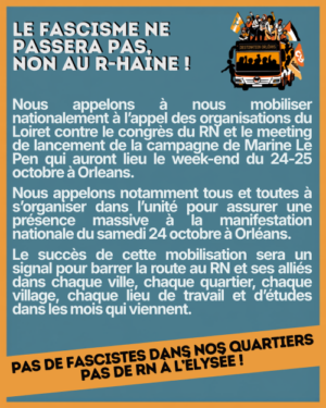 Orléans 2026-10-24 Contre le congrès du RN [Affiche-Loiret]