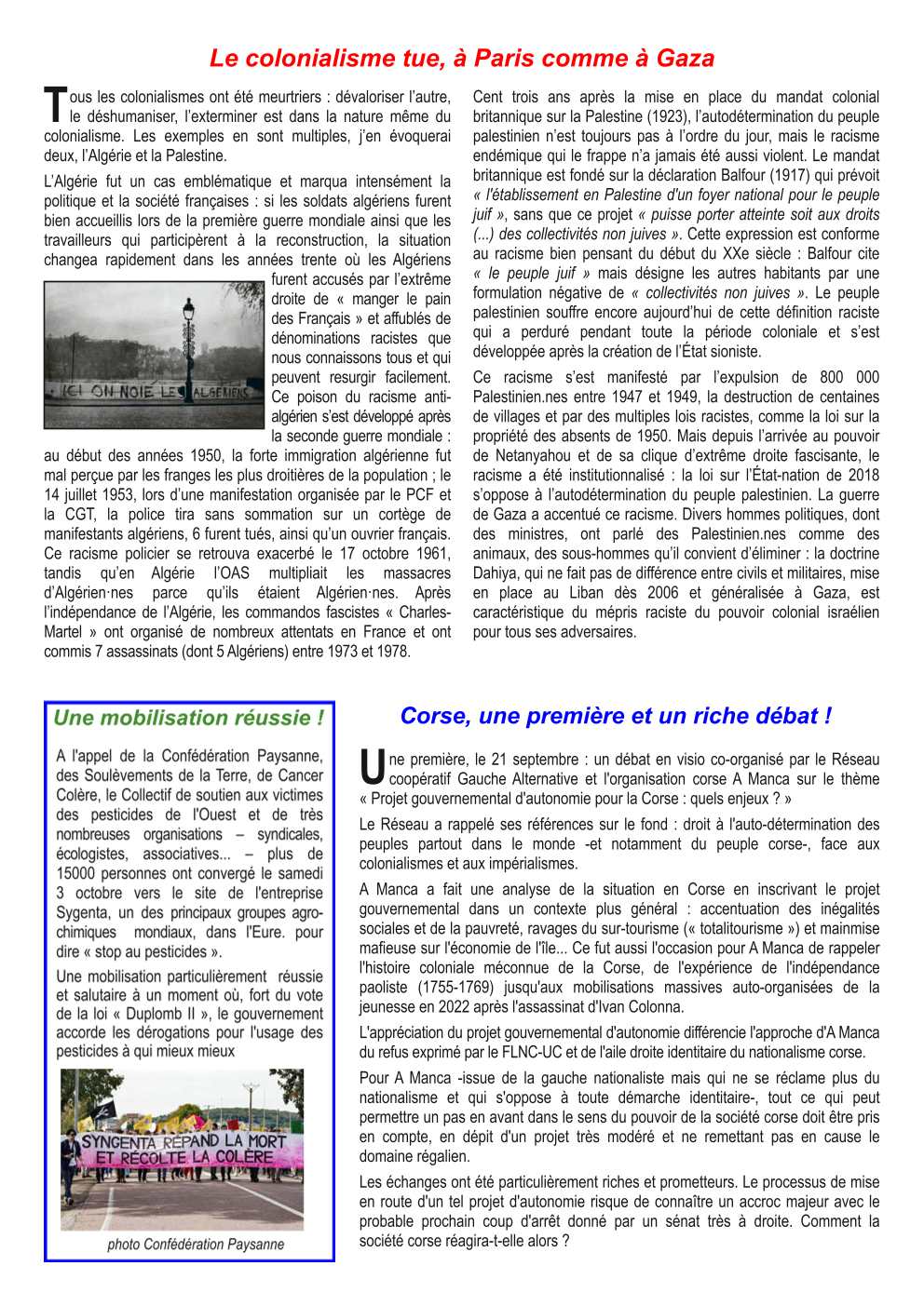 la feuille du Réseau N°026 3x4
